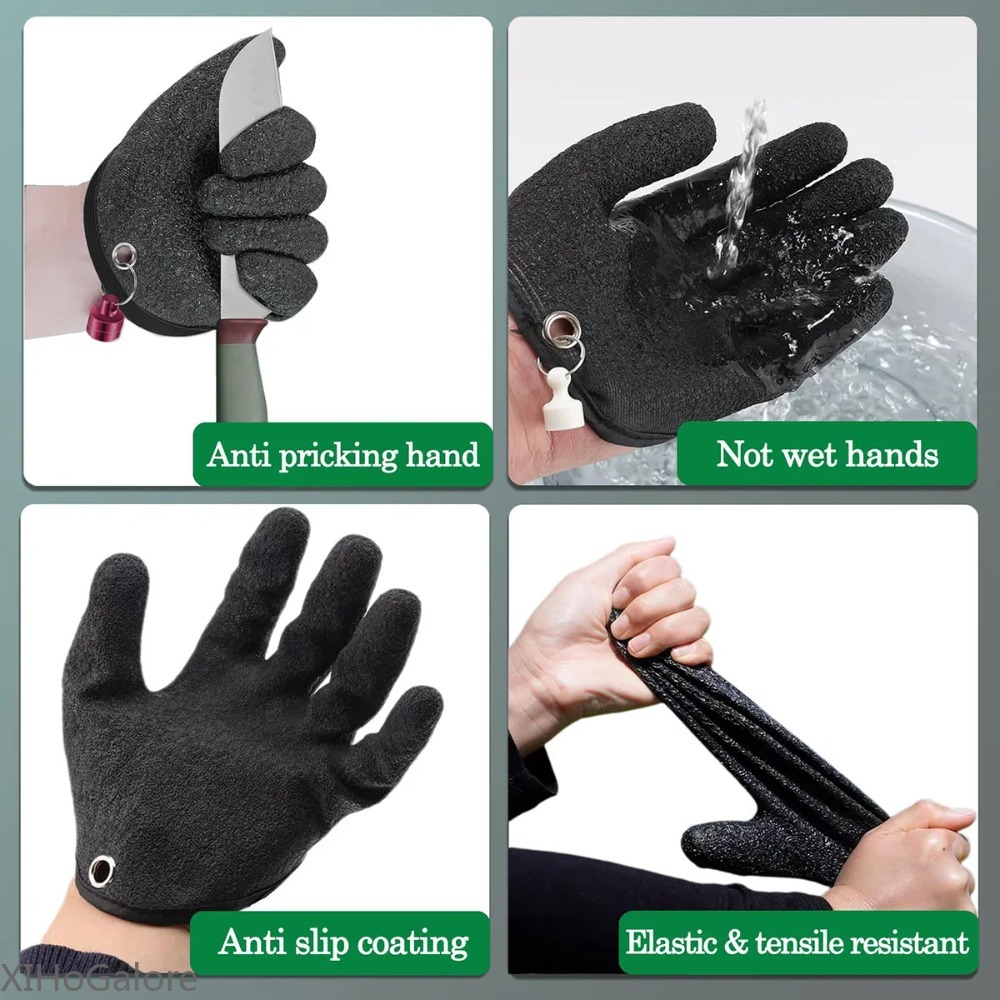 Heavy Duty Anti Slip Puncture  - Fishing Gloves ulasan dan harga